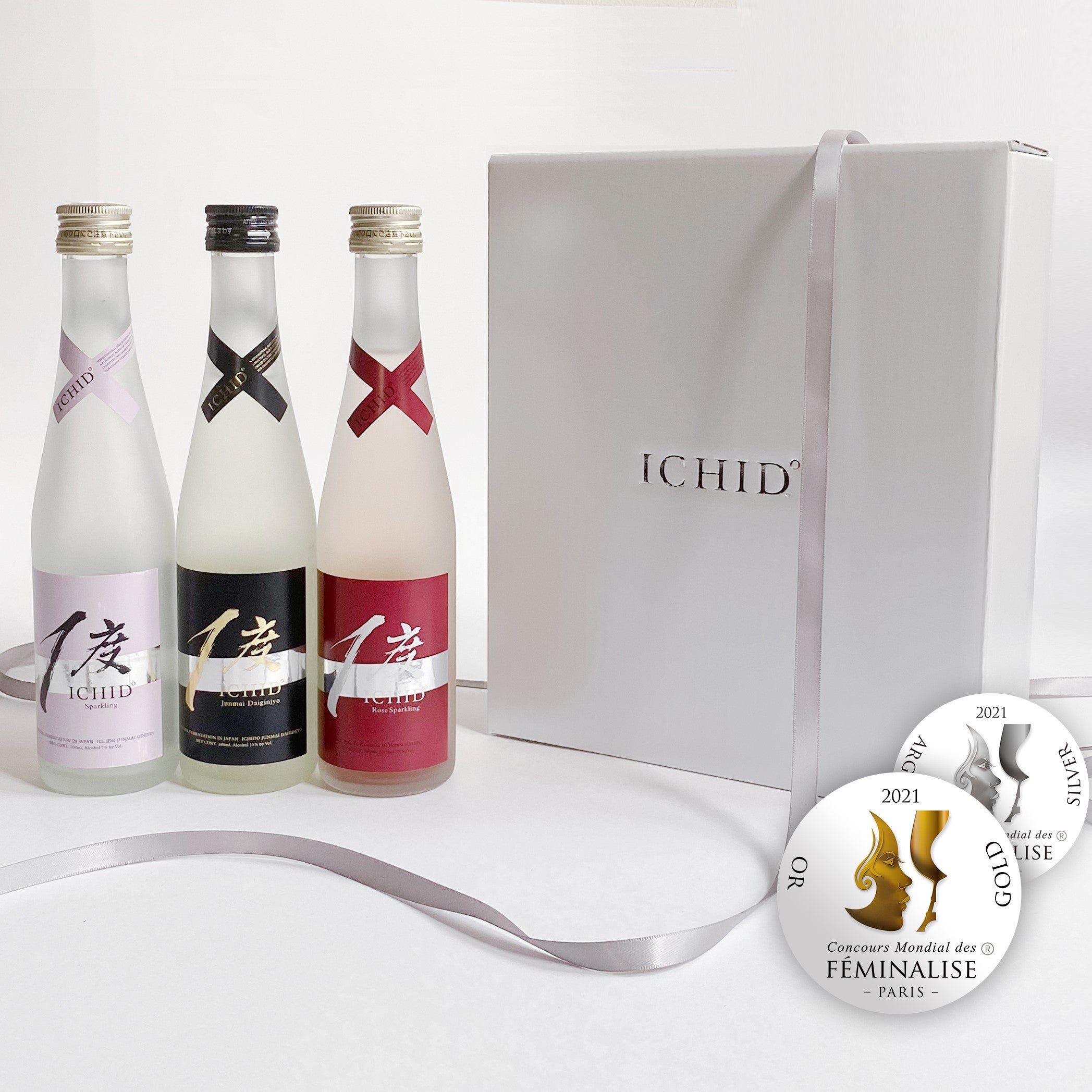 ICHID°飲み比べ贅沢ギフトセット【純米大吟醸・紅白